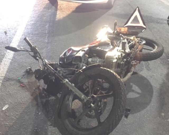 В Петрозаводске в результате ДТП пострадал мотоциклист