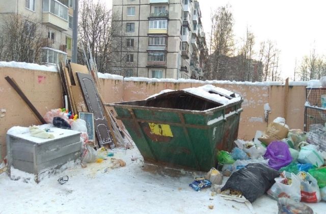 Проблема вывоза мусора в Петербурге остается актуальной после появления «тепловых карт»
