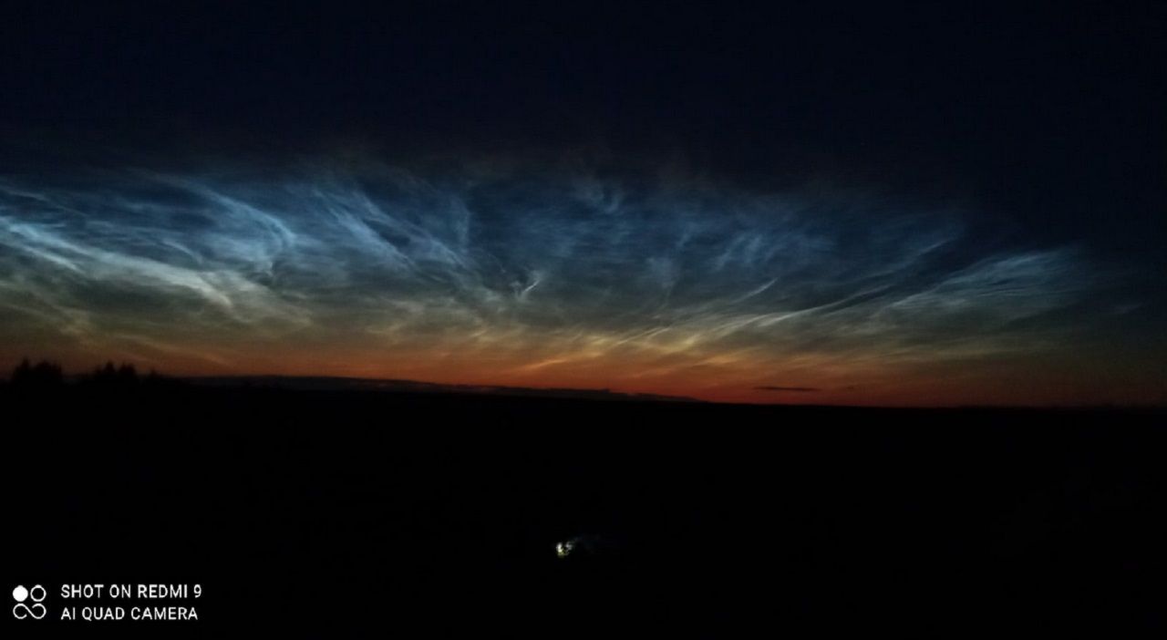 Жители Коми наблюдали редкие полярные облака