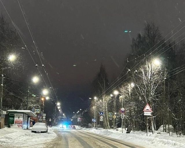В Петрозаводске обновили уличное освещение