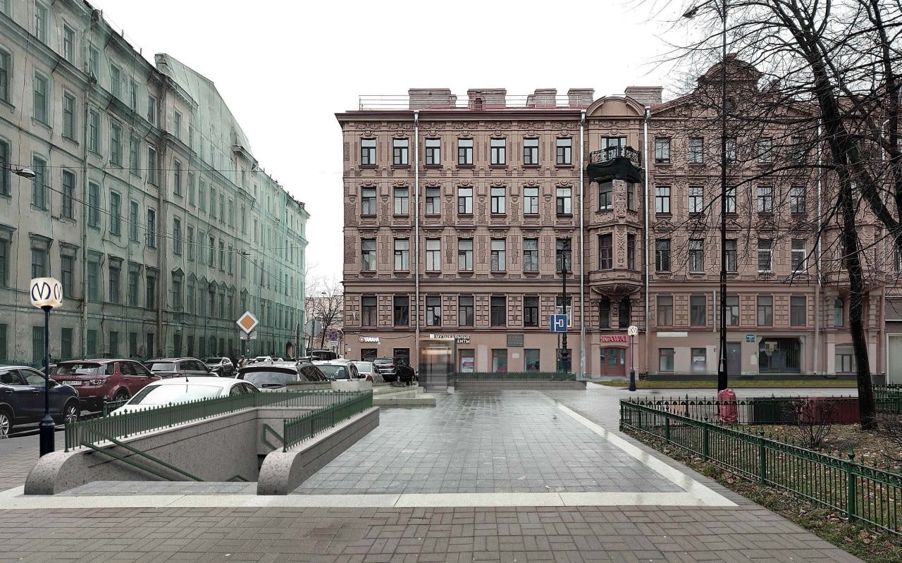 Жителям Петербурга дали самим выбрать место будущего вестибюля станции «Театральная»