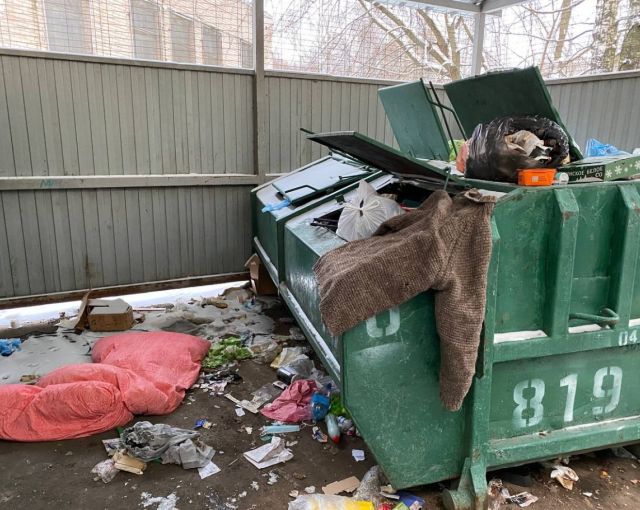 Смольный не сдержал обещание и не справился с вывозом мусора из дворов Петербурга