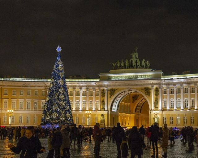 Стало известно, какой будет новогодняя елка на Дворцовой площади в Петербурге