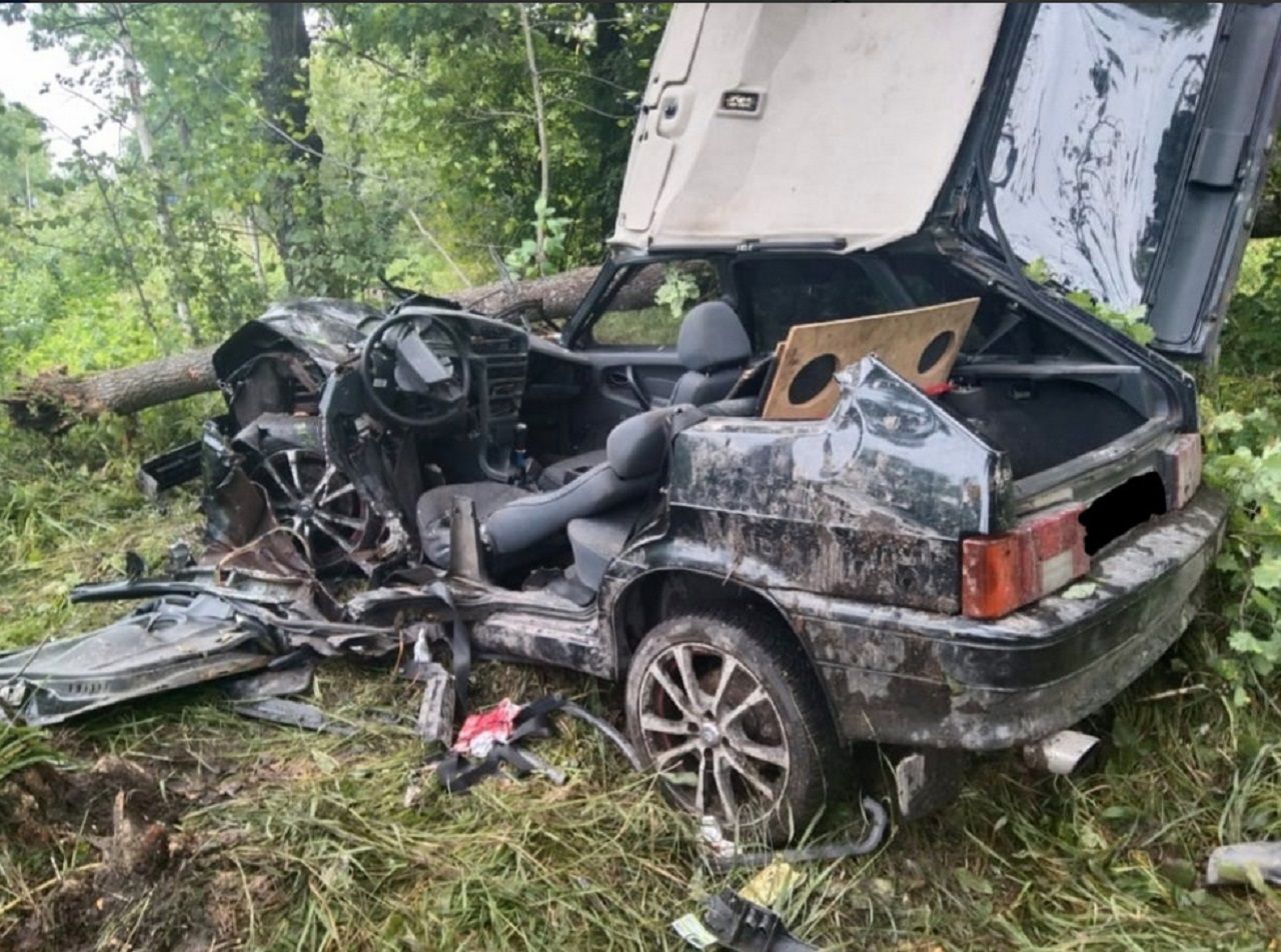 В Новгородском районе водитель улетел в кювет из-за скользкой дороги