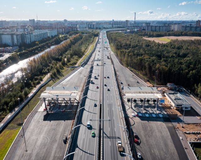 В Петербурге откроют развязку ЗСД с Шуваловским проспектом